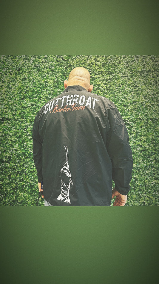 “Raise Your Blade” windbreaker coach jacket